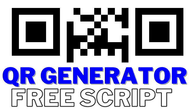 Advanced QR Code Generator Script Source Code