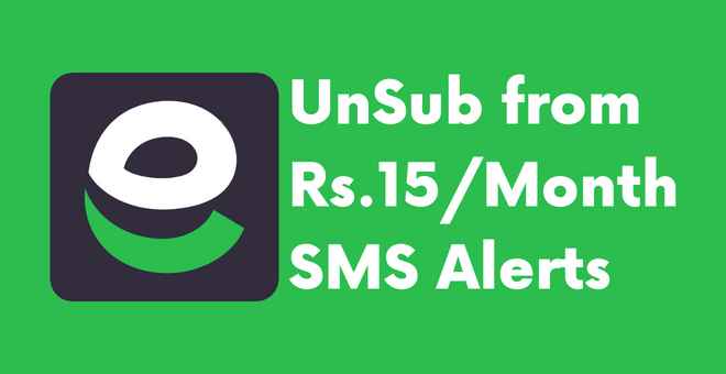 How to Unsubscribe from Easypaisa SMS Alert Charges?